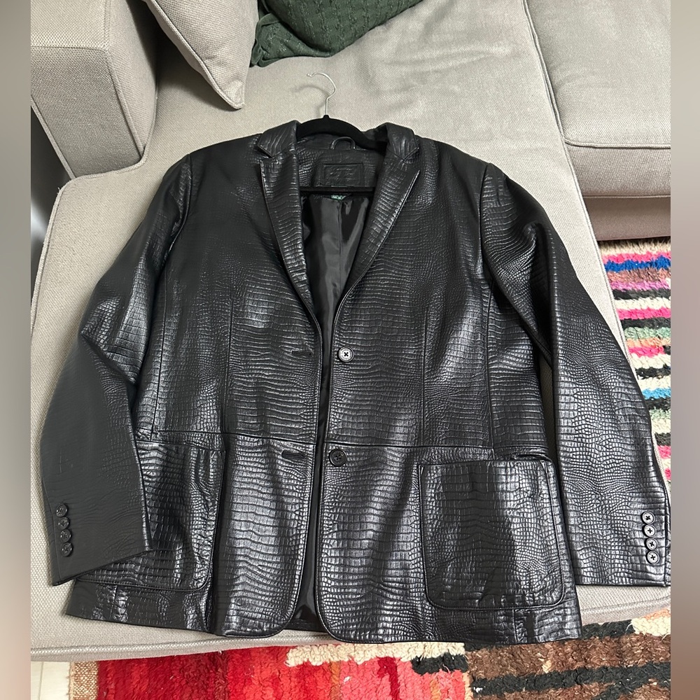 Ralph Lauren Vintage Leather Blazer